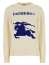 Burberry Cream Wool Blend Sweater