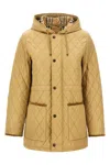 Burberry Beige Jacket Stitching In Cream
