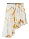 Burberry Woman Midi Skirt Ivory Size 6 Polyester