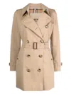 Burberry Women's Short Kensington Heritage Trench Coat