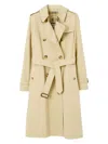 Burberry Women's Kensington Heritage Trench Coat In Beige