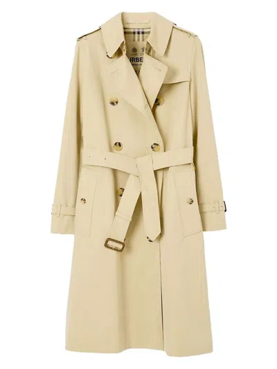 Burberry Women's Kensington Heritage Trench Coat In Honey