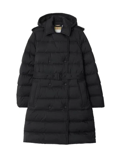 Burberry Women's Kent Regular Fit Hooded Down Jacket In Black