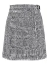 Burberry Warped Houndstooth Kilt In Mixed Colours