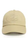 Burberry Women Knight Stamp Baseball Cap In Neutral