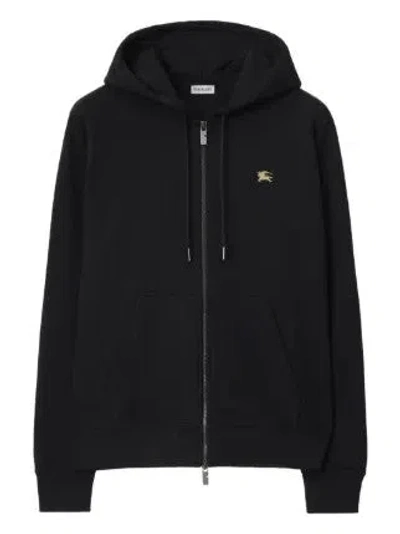 Burberry Women Knight Stamp Hoodie Black