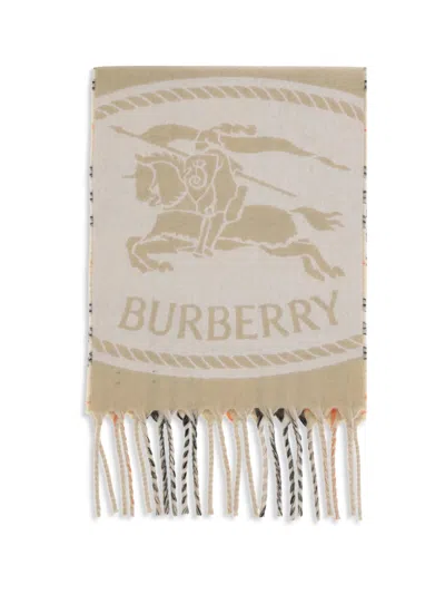 Burberry Women Knight Stamp Reversible Scarf In Neutral