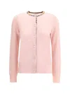 Burberry Women Knit Cardigan In Pink