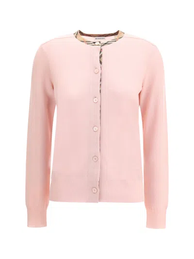 Burberry Women Knit Cardigan In Pink