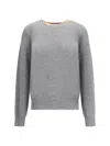 Burberry Women Knit Roundneck In Gray
