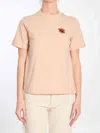 Burberry Ladybug Logo T-shirt In Cream