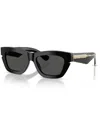 Burberry Full Frame Sunglasses In Black