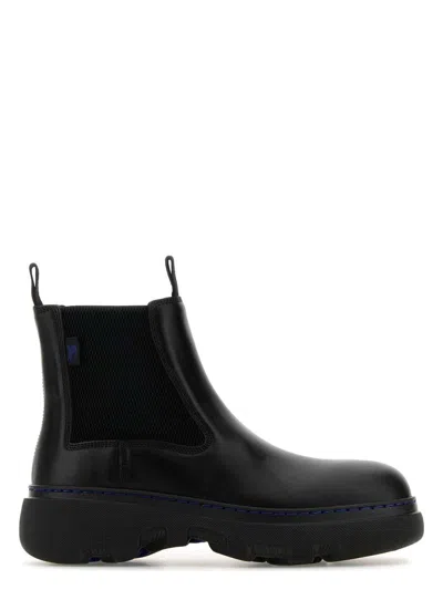BURBERRY WOMEN'S LEATHER ANKLE BOOTS