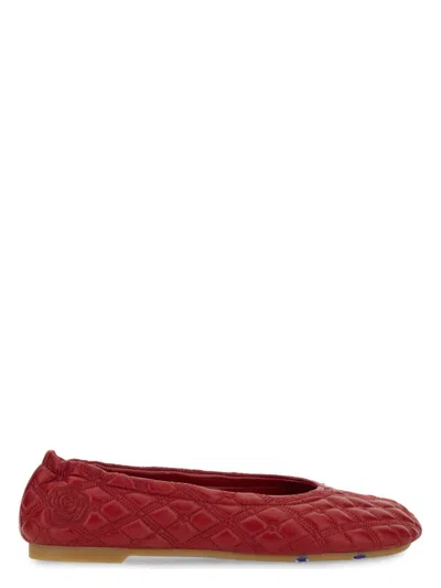 BURBERRY WOMEN'S LEATHER BALLERINA SANDAL