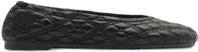 BURBERRY WOMEN'S LEATHER BALLET FLATS