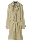 BURBERRY WOMEN'S LEATHER BELTED TRENCH COAT