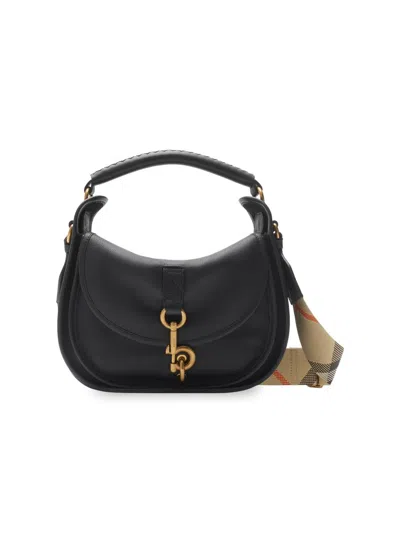Burberry Women's Leather Crossbody Bag In Black