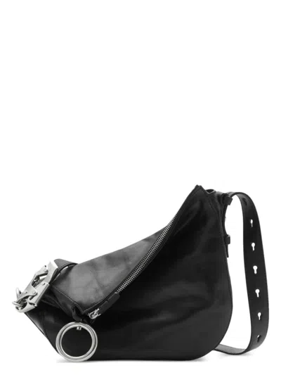 BURBERRY WOMEN'S LEATHER KNIGHT SMALL SHOULDER BAG