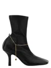Burberry Sophisticated Black Leather Pumps With 6 Cm Heel