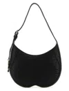 Burberry Mini Black Leather Chess Shoulder Handbag