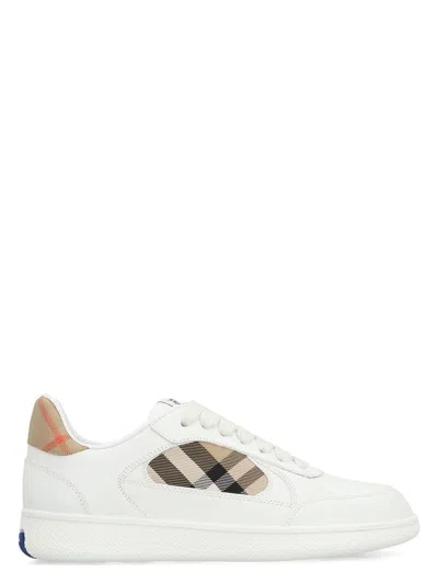 Burberry Women's Leather Sneaker Terrace And Check