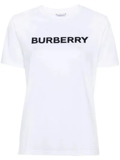 BURBERRY WOMEN'S LOGO COTTON T-SHIRT