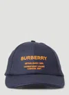 Burberry Women Logo Embroidered Baseball Cap In Blue