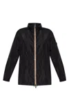 Burberry 'blackpool' Black Polyamide Raincoat Women In Black