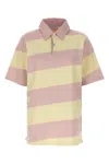 Burberry Cotton Polo In Multicolor