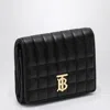 Burberry Quilted Rectangular Leather Wallet Cardholders In Black