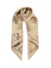 Burberry Women London Landmarks Scarf In White