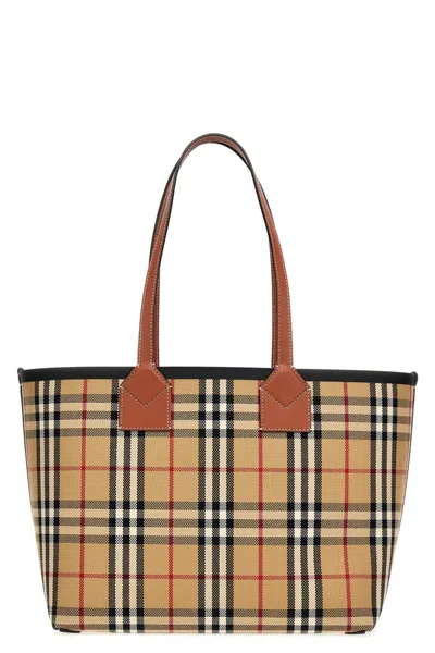 Burberry Women 'london' Shopping Bag In Brown