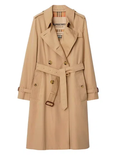 BURBERRY WOMEN'S LONG KENSINGTON HERITAGE TRENCH COAT