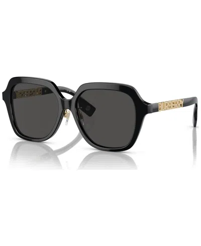 Burberry Women's Low Bridge Fit Sunglasses, Joni In Black