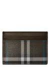 Burberry Check Card Case In Snugipchck