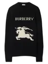 Burberry Ekd Wool Cashmere Sweater In Black