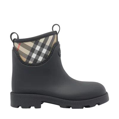 Burberry Women Marsh Stamp Booties In Black