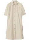 Burberry Short-sleeve Shirt Dress In Calico