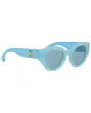 Burberry Azure Acetate Sunglasses In Blue
