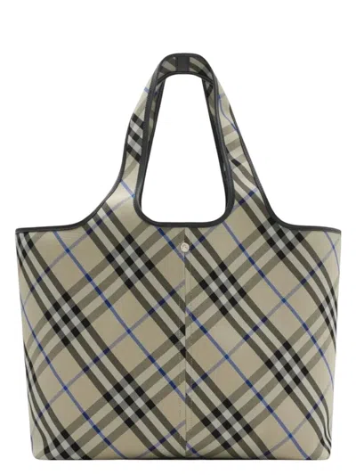 BURBERRY WOMEN'S MEDIUM CHECK TOTE BAG