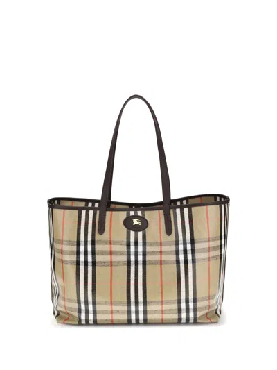 Burberry Women Medium Highlands Tote Bag In Multi