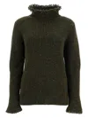 Burberry Fringe Sweater With T