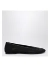 Burberry Mesh Ballerinas With Ekd Detail In Black