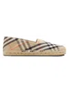 Burberry Women Beige Canvas Espadrilles In Neutral