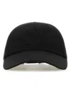 Burberry Women Black Polyester Blend Baseball Cap In Black