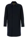 Burberry Midnight Blue Gabardine Heritage Camden Overcoat
