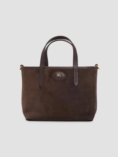Burberry Women's Mini Bloomsbury Reversible Tote Bag In Brown