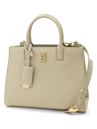 Burberry Women's Mini Frances Tote Bag In Hunter