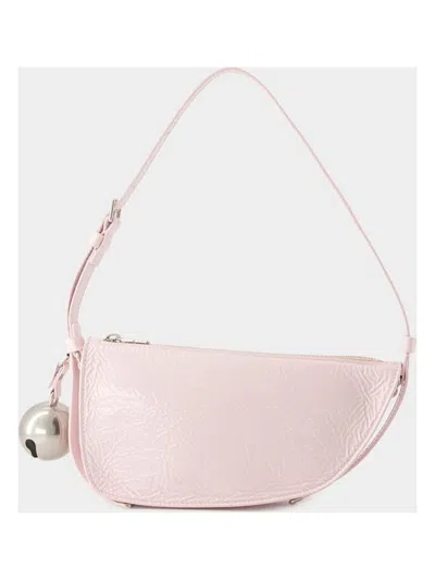 Burberry Women's Mini Shield Bag In Pink