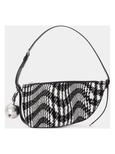 Burberry Women's Mini Shield Sling Bag In Black